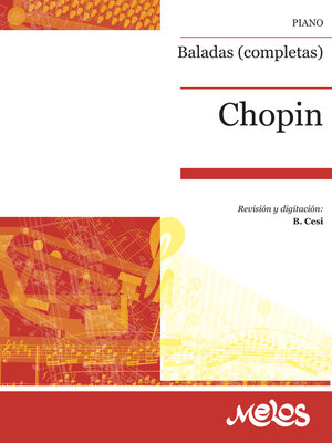 cover image of Chopin Baladas completas